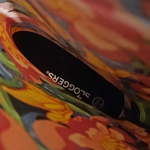 SLOGGERS  6 WOMEN'S BOOTS FLORAL MULTI-COLOR  RAIN BOOTS - Picture 9 of 9